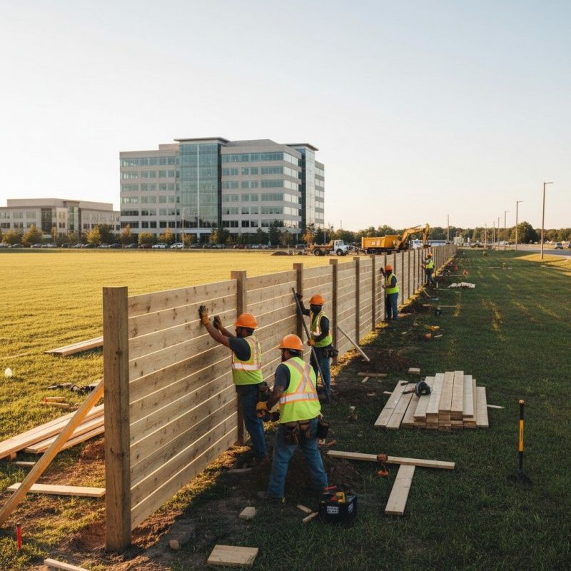 Wood Fence Installation